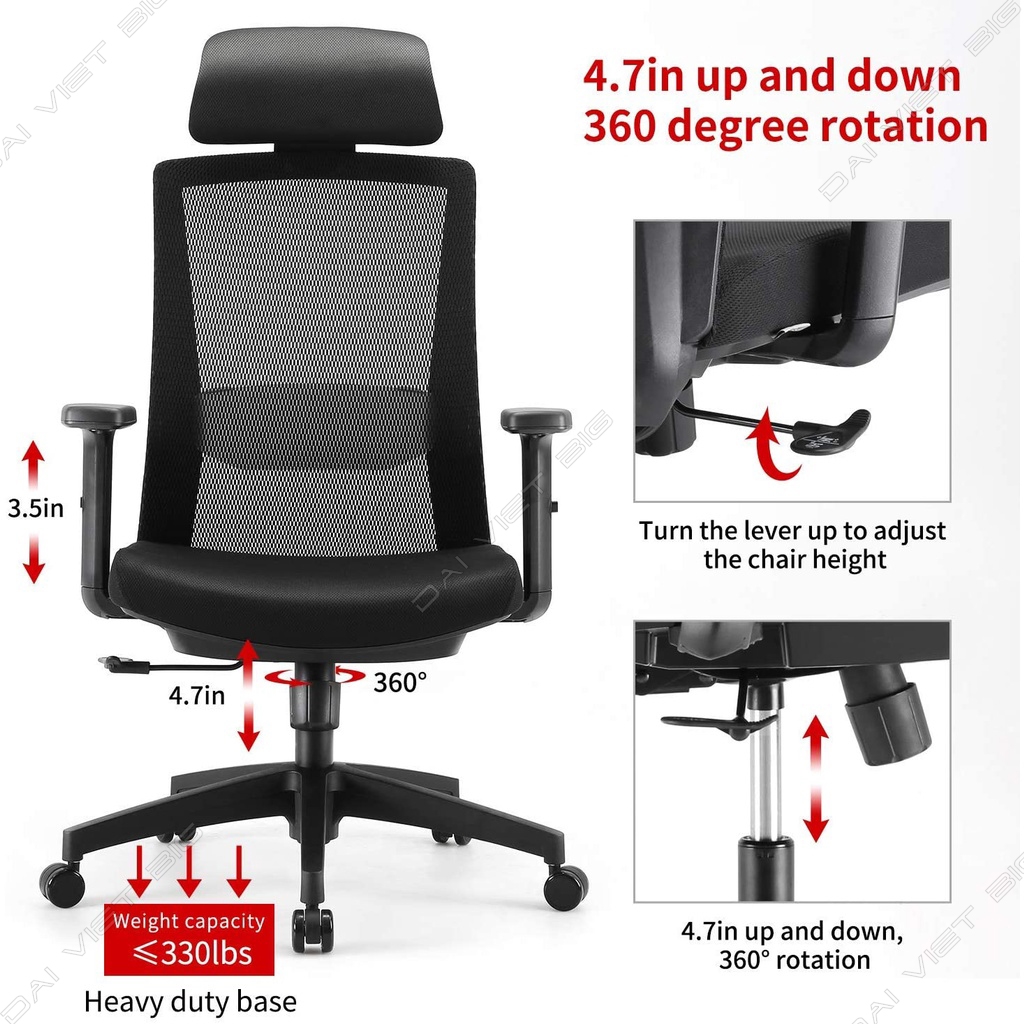 Ghế ergonomic Sihoo M86 chính hãng