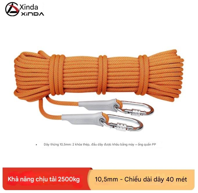 Dây an toàn chống mài mòn làm việc trên không lắp đặt điều hòa không khí dây an toàn có móc leo núi ngoài trời leo núi