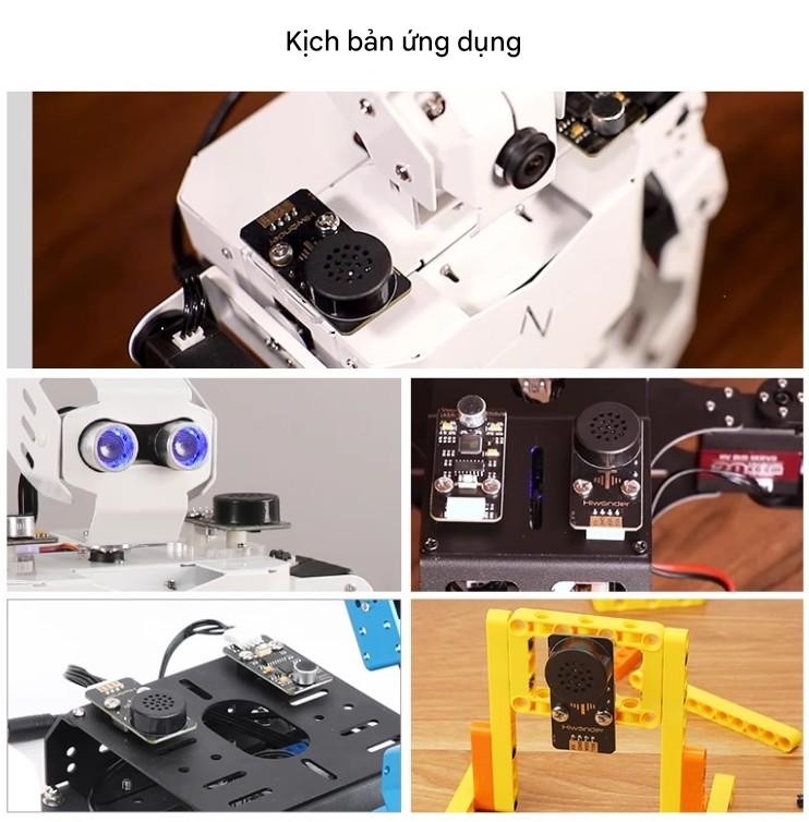 Mô-đun tổng hợp giọng nói Huaner tương thích với Arduino, Raspberry Pi, giao tiếp IIC và các mô-đun phát sóng cảm biến có thể lập trình.