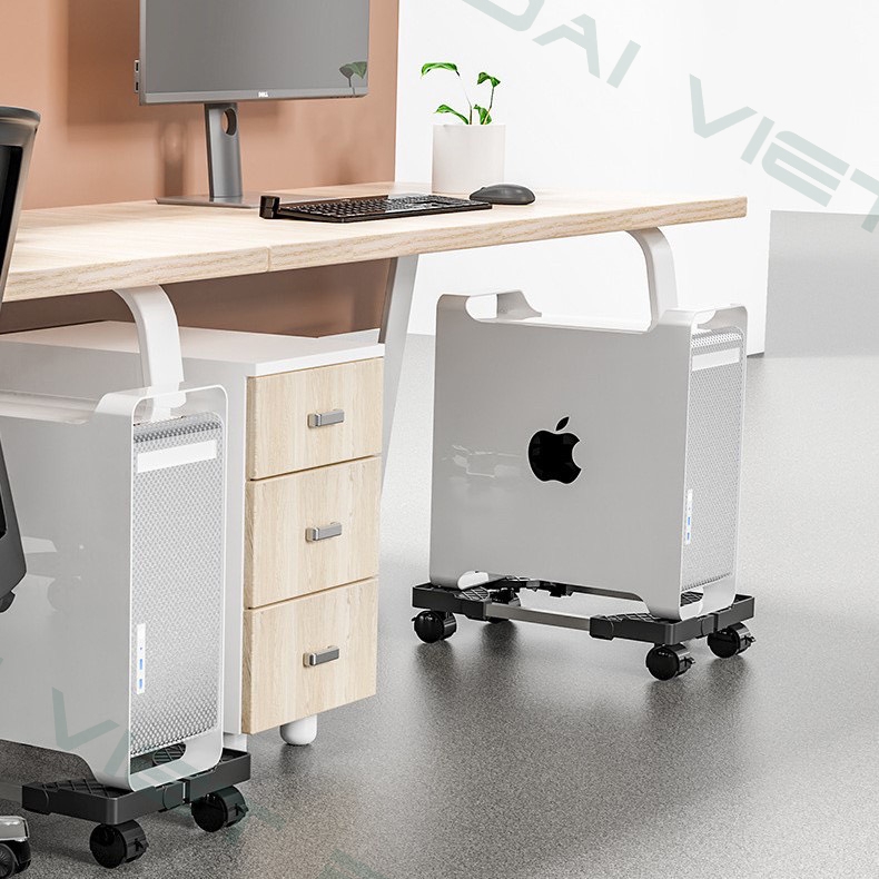 Kệ để case máy tính Kệ để CPU máy tính điều chỉnh kích thước có bánh xe tiện dụng