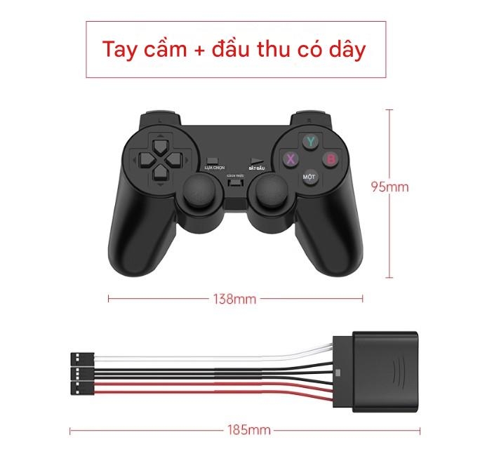 Bộ điều khiển không dây Huaner PS2 để điều khiển robot từ xa, tương thích với nhiều bộ điều khiển servo thương hiệu Huaner.