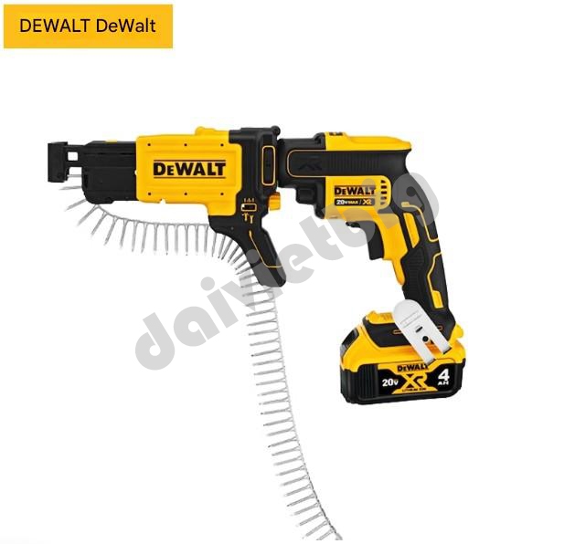 Máy bắn vít thạch cao dùng pin DeWalt 20V Max XR (Mã DCF620) kết hợp với Đầu bắn vít rời (Mã DCF6202)