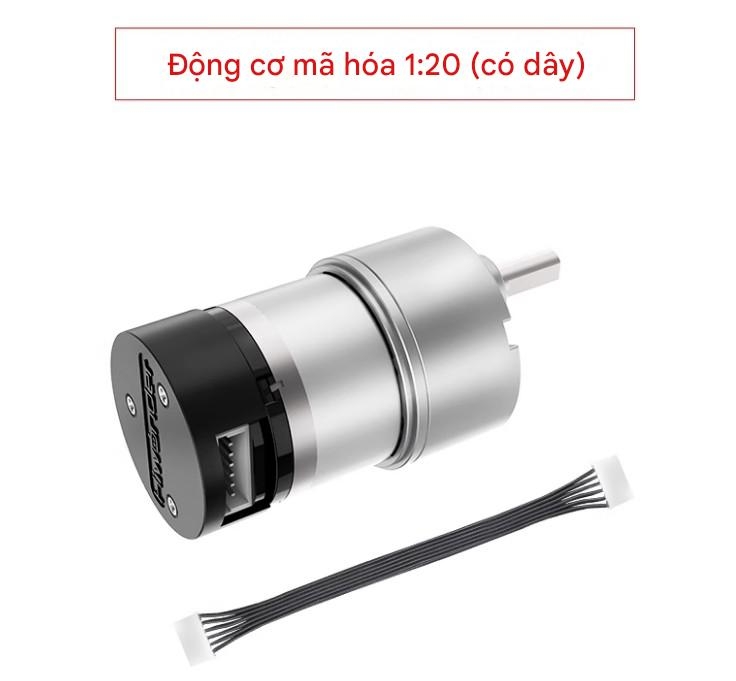 Động cơ giảm tốc DC Huaner 520 robot khung gầm xe thông minh động cơ mô-men xoắn cao độ chính xác cao