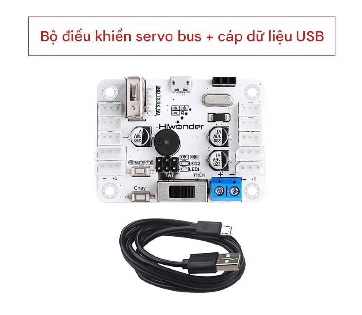 Thanh dẫn hướng Huaner Bionic Cơ khí Móng vuốt 500g Lực nắm Thanh kéo Cấu trúc truyền động Cánh tay robot Kẹp