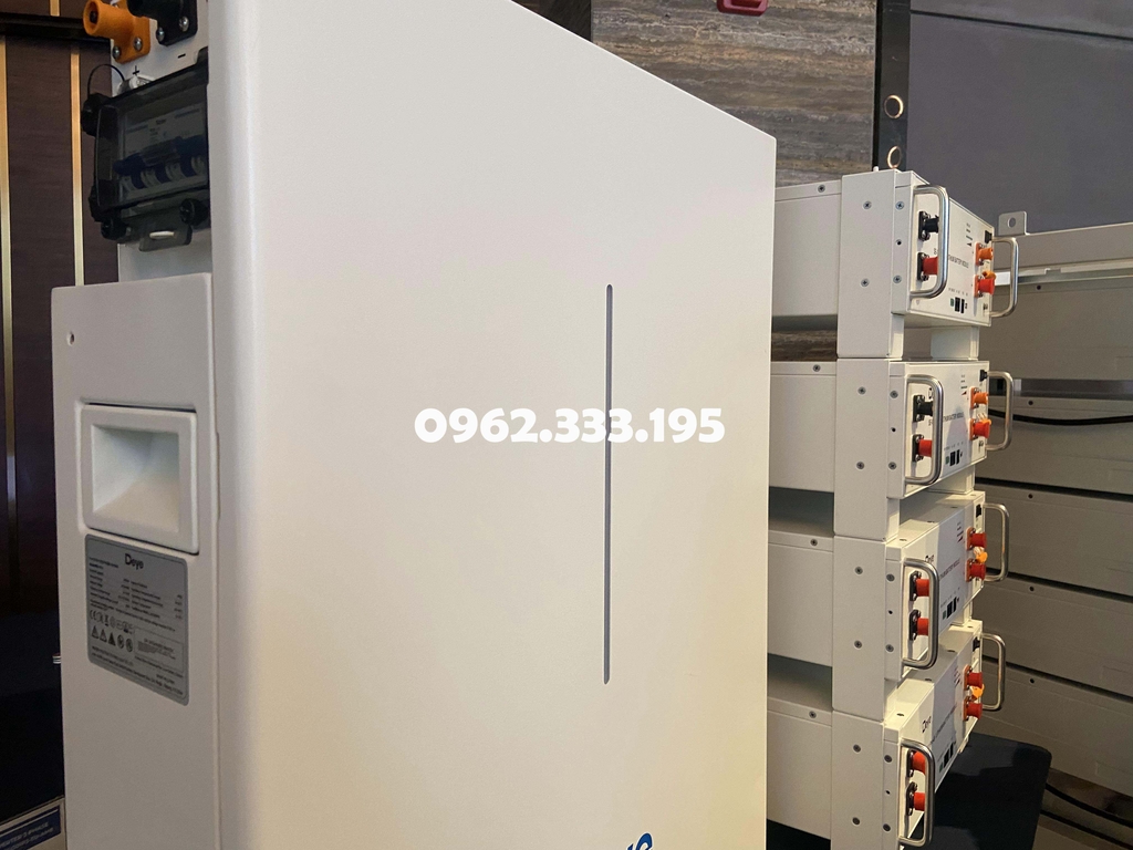 Pin Lithium DEYE 51,2V-200Ah, Deye Ess RW-F10.2 chính hãng BH 5 năm