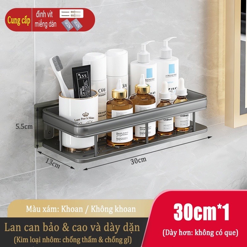 Kệ ĐAIVIETBIG gắn tường giữ khăn đa năng không cần khoan