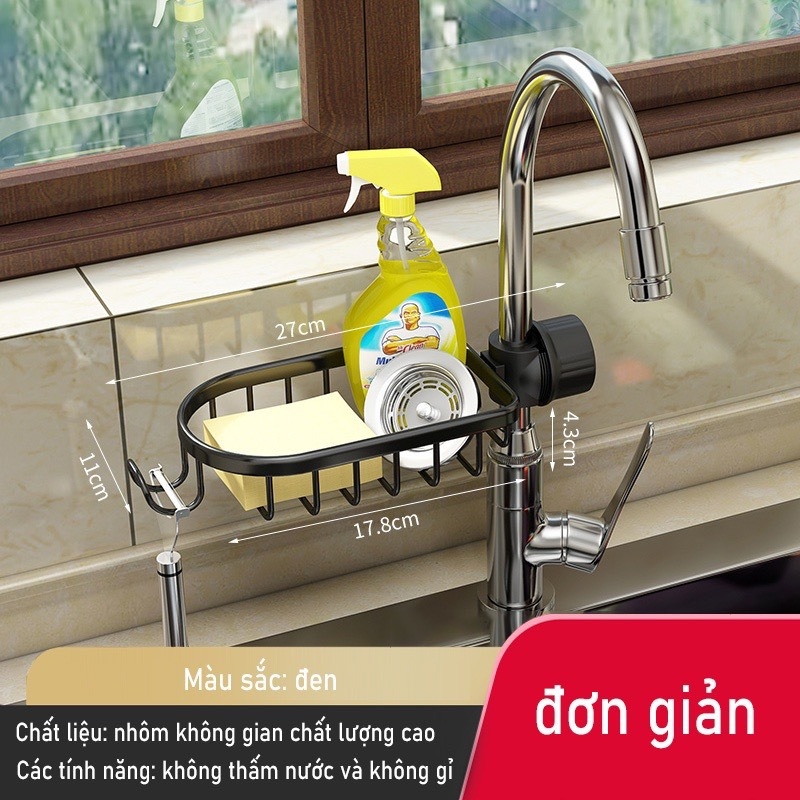 Kệ giữ đồ dùng nhà bếp dán tường không cần khoan lỗ dễ dàng đa năng tiện lợi