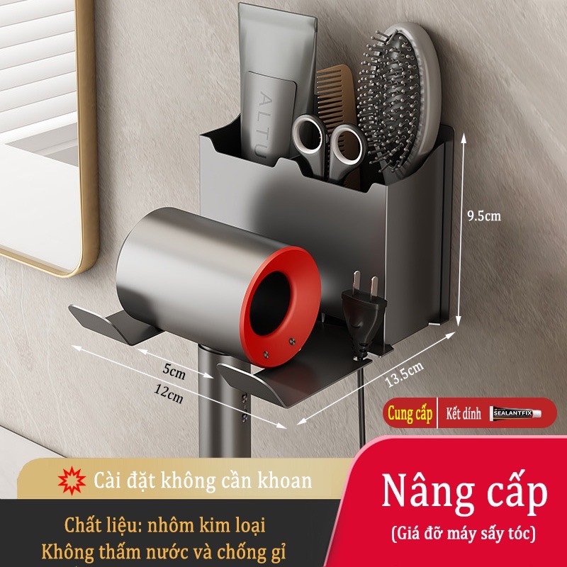 Kệ ĐAIVIETBIG gắn tường giữ khăn đa năng không cần khoan