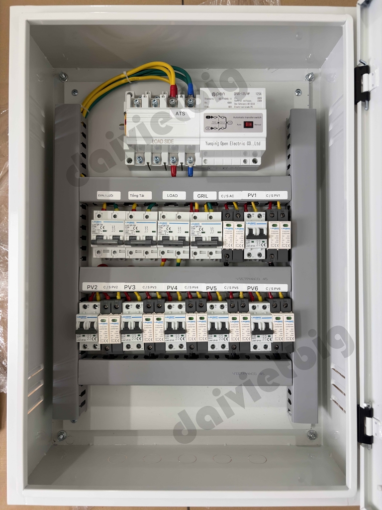 Tủ Điện Năng Lượng Mặt Trời Hybrid 1Pha 3Pha 6kw 8kw 10kw 12kw 16kw 20kw Cao Cấp