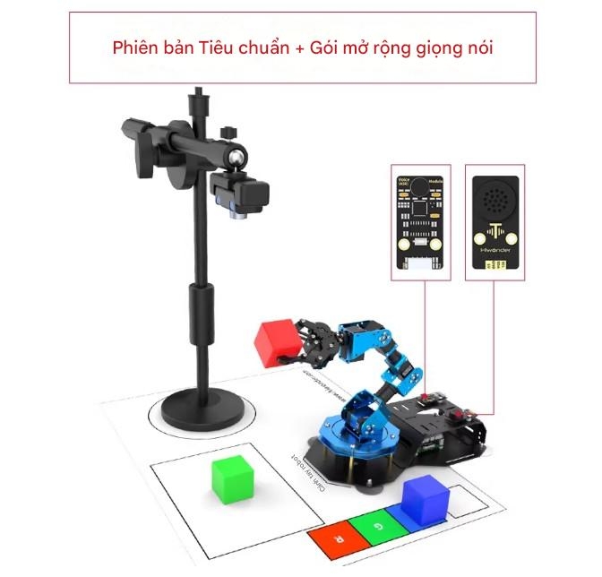 Cánh tay Robot Huaner ArmPi – Phiên bản Raspberry Pi 4B, Nhận dạng Thị giác AI