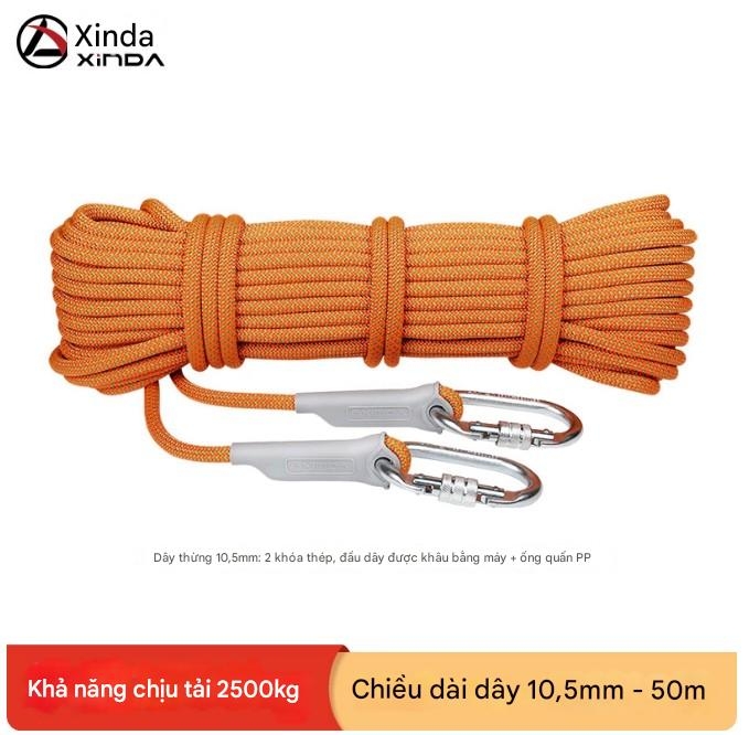 Dây an toàn chống mài mòn làm việc trên không lắp đặt điều hòa không khí dây an toàn có móc leo núi ngoài trời leo núi