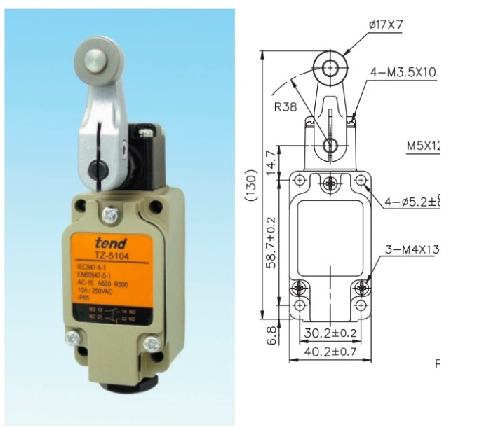 CÔNG TẮC HÀNH TRÌNH TEND TZ-5104