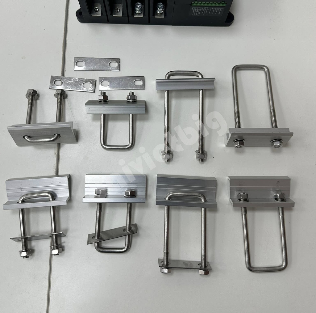 Cùm U Năng Lượng Mặt Trời Inox304, Cùm U Solar - Cùm U Bắt Cho Hệ Khung Dàn Thép Hộp