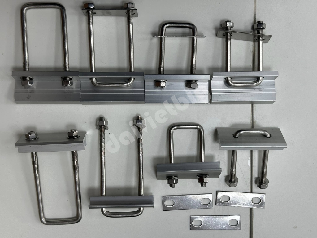 Cùm U Năng Lượng Mặt Trời Inox304, Cùm U Solar - Cùm U Bắt Cho Hệ Khung Dàn Thép Hộp