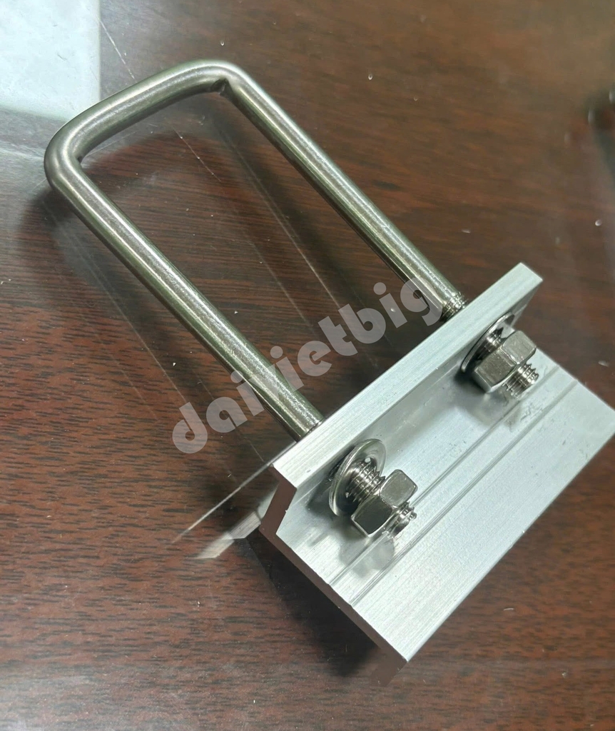 Cùm U Năng Lượng Mặt Trời Inox304, Cùm U Solar - Cùm U Bắt Cho Hệ Khung Dàn Thép Hộp
