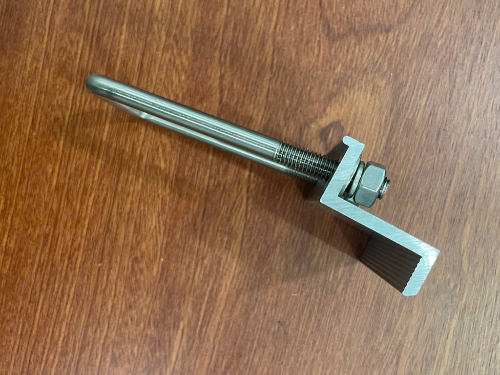 Cùm U Năng Lượng Mặt Trời Inox304, Cùm U Solar - Cùm U Bắt Cho Hệ Khung Dàn Thép Hộp