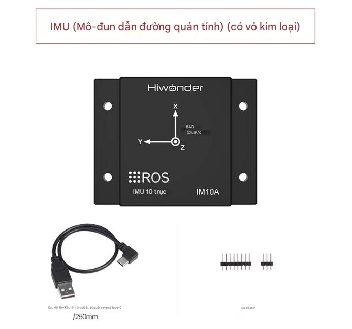 Mô-đun dẫn đường quán tính IMU Huaner ROS1/2 từ kế robot 10 trục ARHSMEMS cảm biến độ cao USB