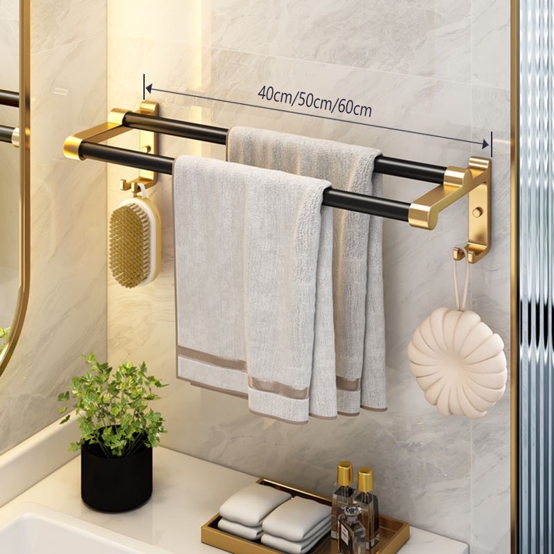 Kệ để đồ dùng ĐAIVIETBIG phòng tắm gắn tường không cần khoan thiết kế sang trọng với nhiều loại tùy chọn