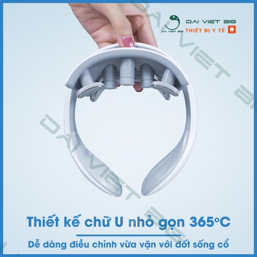 Máy massage vai cổ SKV-JT88 ( BẢO HẢNH 24 THÁNG ), sử dụng ánh sáng sinh học tác động sâu giảm đau mỏi vai gáy