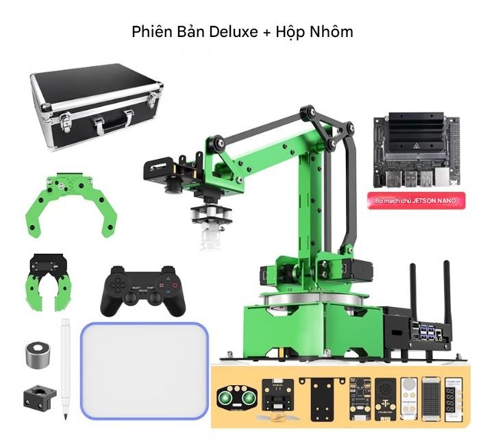 Cánh Tay Robot JetMax – Phiên Bản AI Vision Jetson Nano, Lập Trình Python & ROS