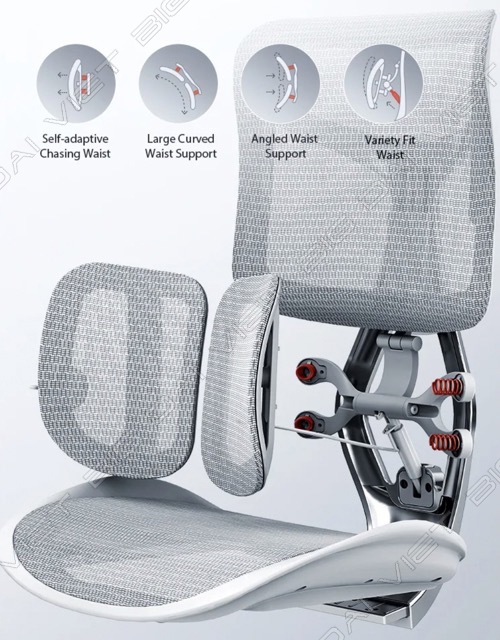 Ghế công thái học ergonomic Sihoo AU (Sihoo Doro S300) bản 3.0 2024 version mới nhất full options