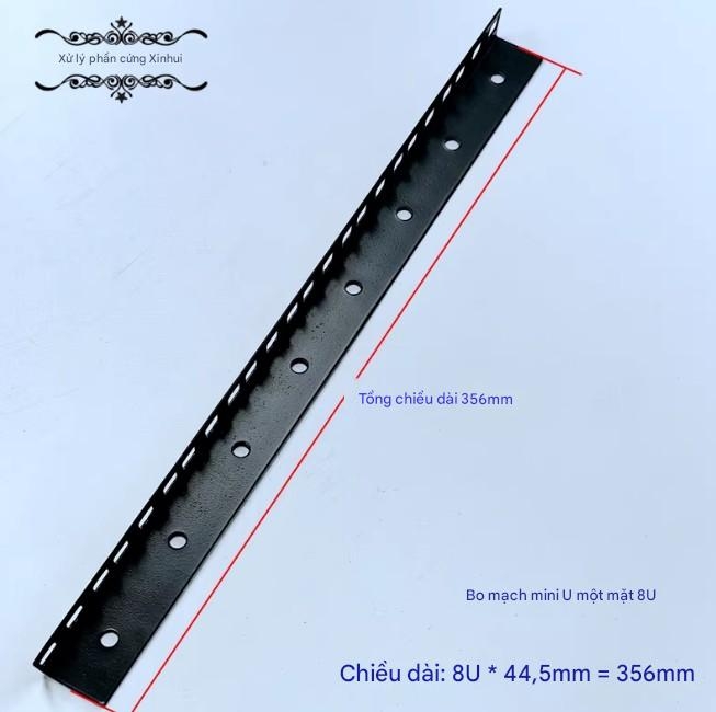 Thanh ray tủ rack 1 mặt (U-board nhỏ) gắn thiết bị âm thanh – nhiều kích thước U