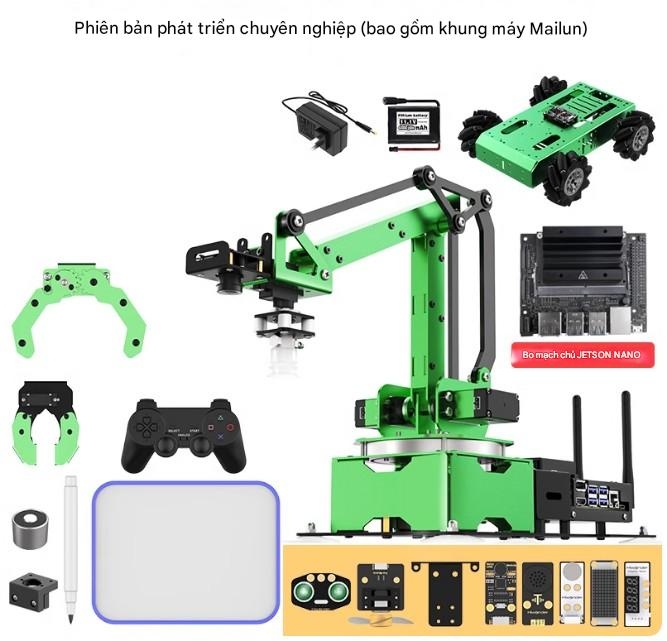 Cánh Tay Robot JetMax – Phiên Bản AI Vision Jetson Nano, Lập Trình Python & ROS