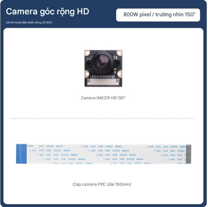 Camera góc rộng USB, xe thông minh Raspberry Pi 5, mô-đun thị giác robot không người lái ROS Jetson Nano