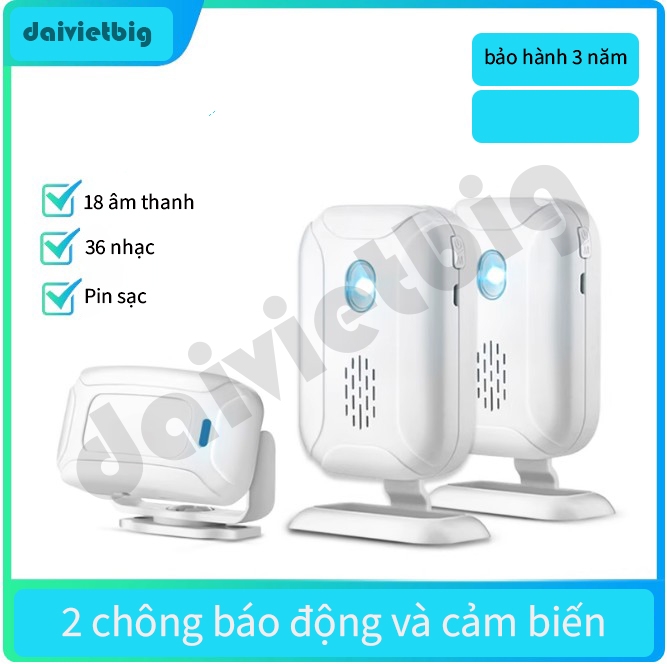 🔔 Chuông Cửa Chống Chộm Không Dây Thông Minh – Nâng Tầm Chuyên Nghiệp Cho Cửa Hàng & Gia Đình