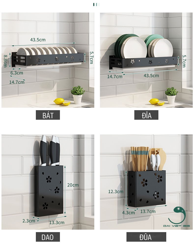 Giá Treo Nhà Bếp Tiện Dụng