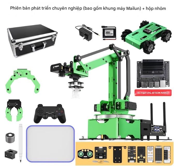 Cánh Tay Robot JetMax – Phiên Bản AI Vision Jetson Nano, Lập Trình Python & ROS
