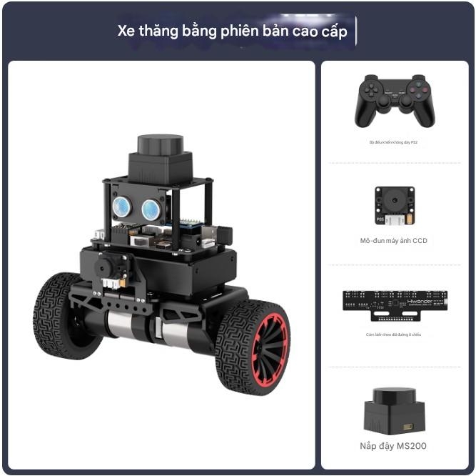 MiniBalan, mô hình robot tự cân bằng hai bánh cỡ lớn được trang bị vi điều khiển STM32, có tính năng nhận dạng hình ảnh và điều khiển PID.