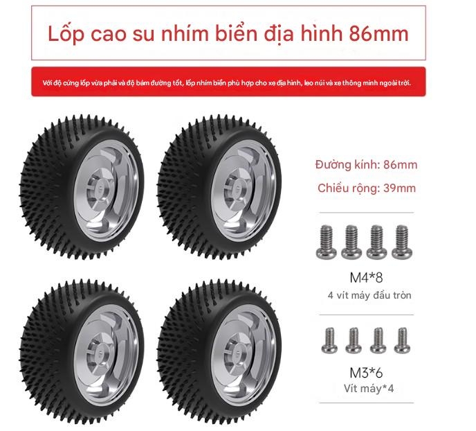 Bánh xe robot Giải đấu eSports Phantom 2025Ti Cup có động cơ bánh xe Mecanum, khớp nối vạn năng đa hướng và lốp xe thông minh.