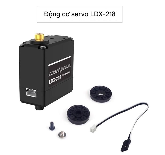 Động cơ servo kỹ thuật số Huaner PWM mô-men xoắn 6-60KG bánh răng kim loại cánh tay robot chống dừng có độ chính xác cao