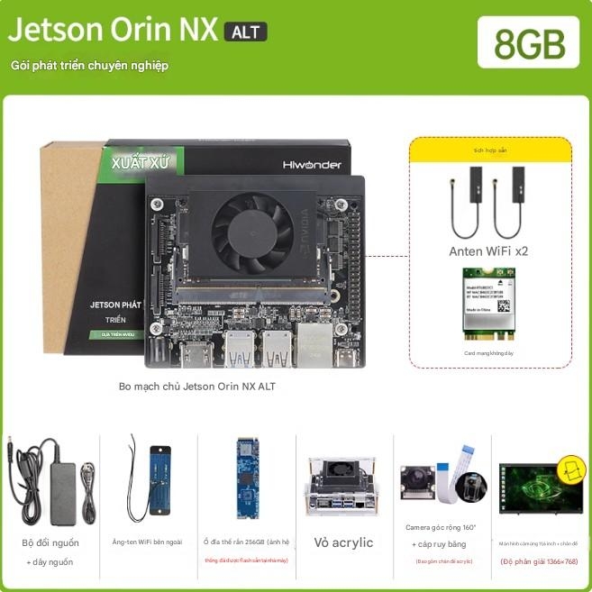 Bộ phát triển AI cho bo mạch chủ NVIDIA Jetson Orin NX 8/16GB Core