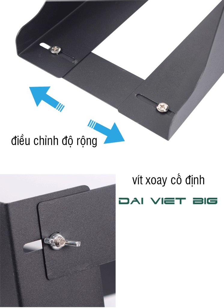 Kệ Treo CPU Gắn bàn Mới Nhất, Giá treo CPU, Giá Đỡ CPU Gắn Bàn, Giá Treo CPU Gắn Bàn (Có Thể Điều Chỉnh Độ Rộng 250mm)