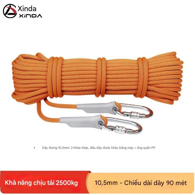 Dây an toàn chống mài mòn làm việc trên không lắp đặt điều hòa không khí dây an toàn có móc leo núi ngoài trời leo núi