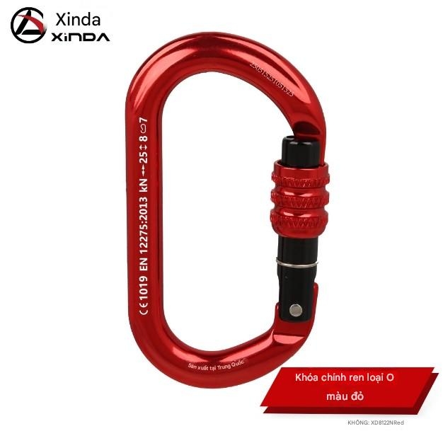 Móc khóa carabiner tự động khóa XINDA – sản phẩm chuyên dụng cho leo núi, làm việc trên cao, cứu hộ, thám hiểm và dã ngoại.