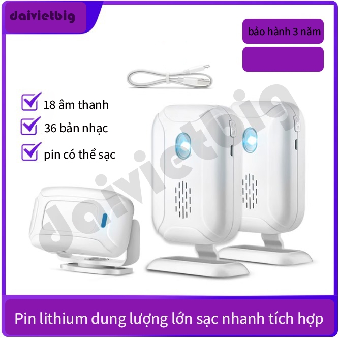 🔔 Chuông Cửa Chống Chộm Không Dây Thông Minh – Nâng Tầm Chuyên Nghiệp Cho Cửa Hàng & Gia Đình