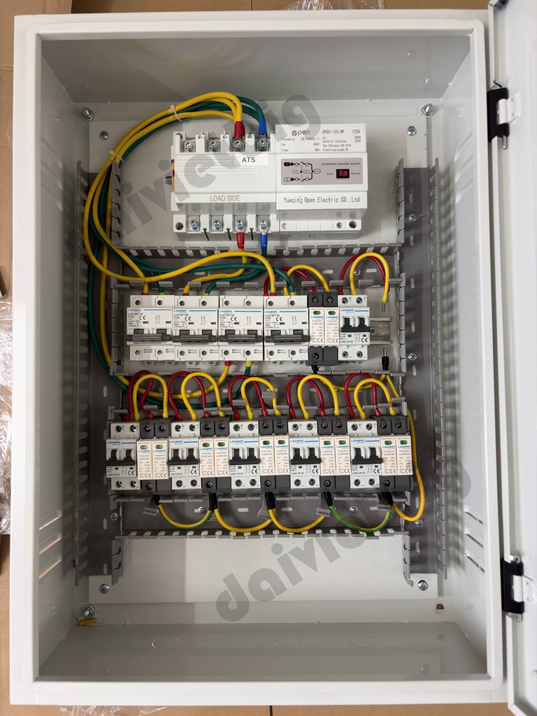 Tủ Điện Năng Lượng Mặt Trời Hybrid 1Pha 3Pha 6kw 8kw 10kw 12kw 16kw 20kw Cao Cấp