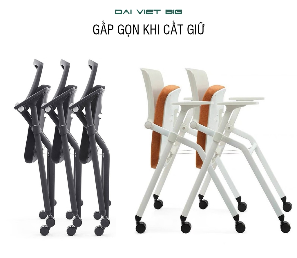 Ghế gập gấp văn phòng & lớp học