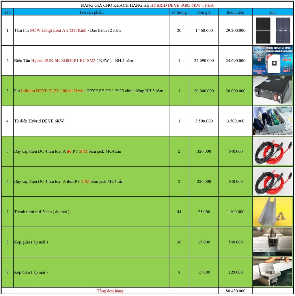 Biến tần Deye Hybrid Giá Sỉ Deye 3KW 5kW 6KW 8KW 12KW 16KW