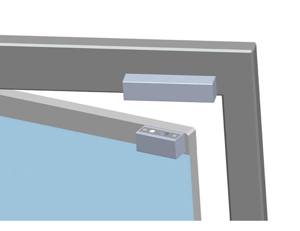 Bộ gá khóa từ cửa kính BBK-500