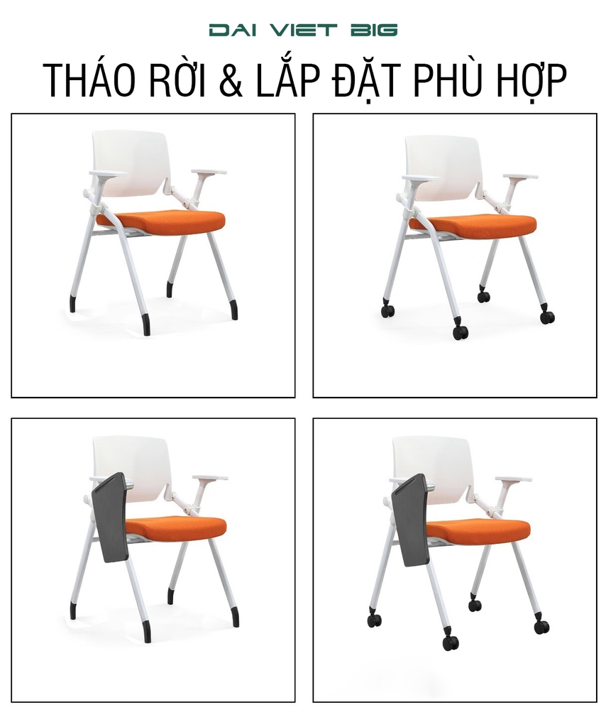 Ghế gập gấp văn phòng & lớp học