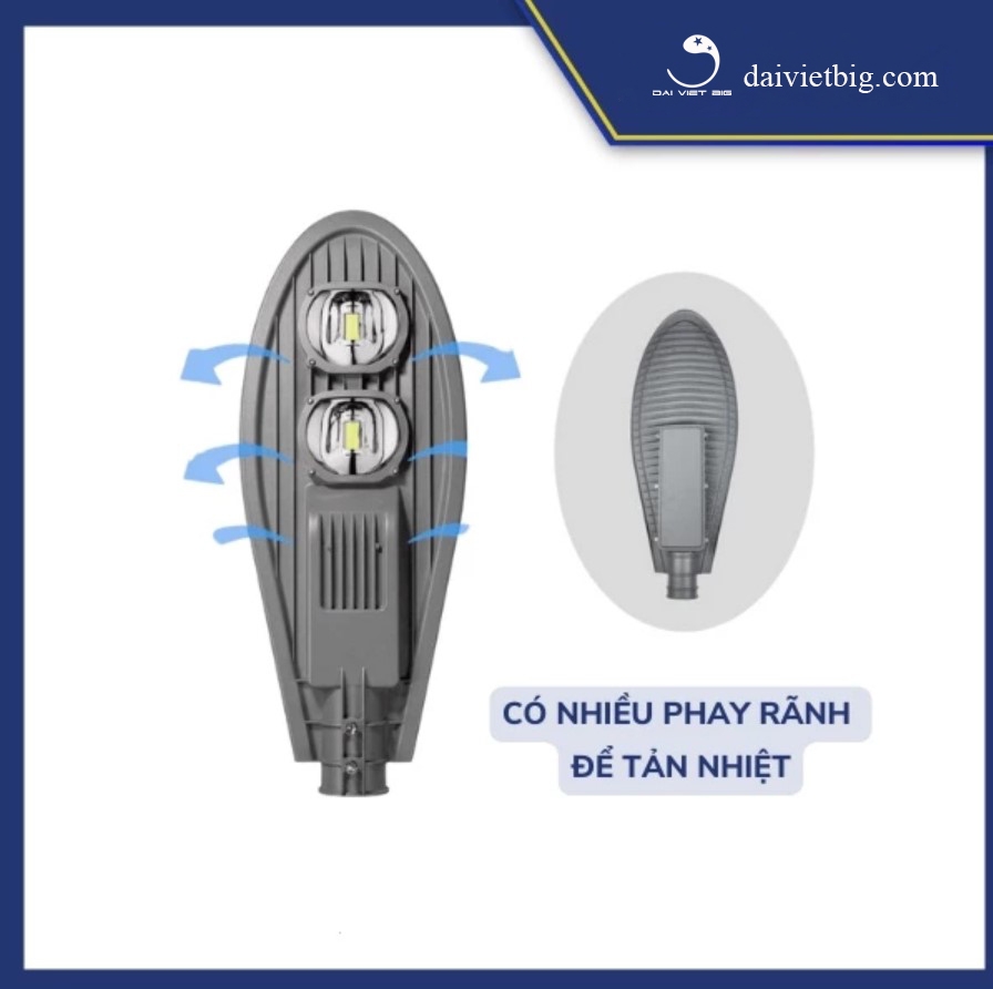 Đèn đường chiếc lá 100w NT-L100 Cao cấp - Chính hãng 100% - [Mẫu 2023] - Bảo hành 2 năm