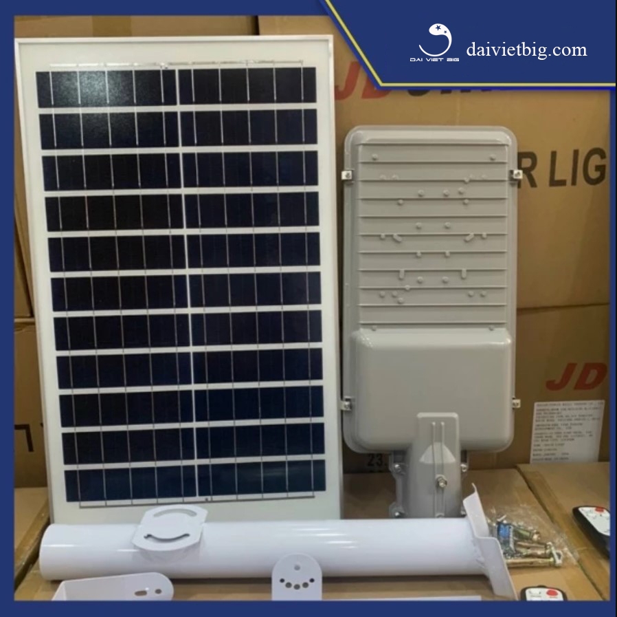 Đèn năng lượng mặt trời - Đèn đường NLMT Jindian JD-369 Công suất 300W Khung Nhôm, Chip Led 