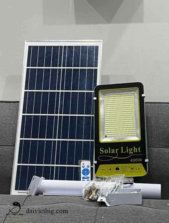 Đèn đường năng lượng mặt trời NT-SS400 Công suất 400w Bảo hành 24 tháng