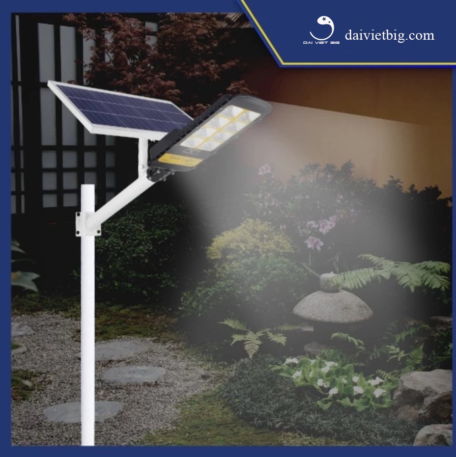 Đèn đường năng lượng mặt trời Jindian [JD-699] Công suất 200W Khung Nhôm, Chip Led 
