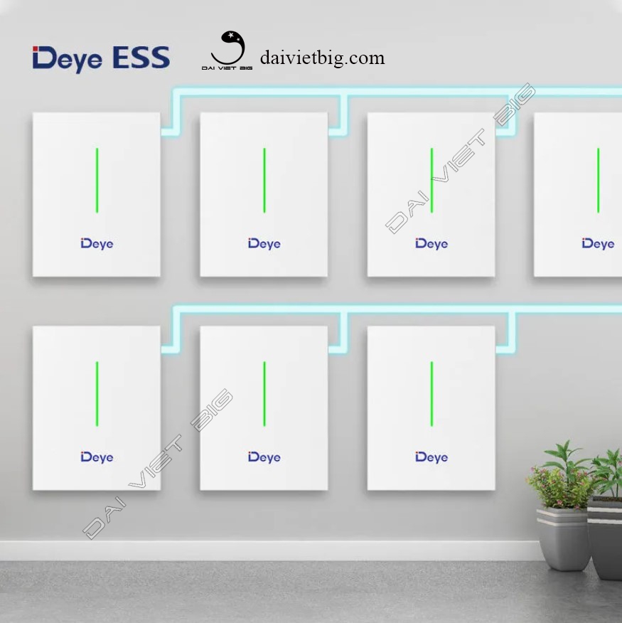 Pin Lithium DEYE 51,2V-200Ah, Deye Ess RW-F10.2 chính hãng BH 5 năm
