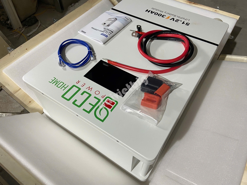 Pin Lithium ECOHOME | 51.2V - 300AH - 15KWH | Bảo Hành 5 năm